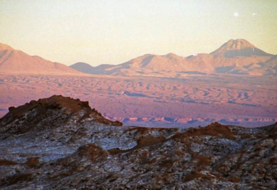 Atacama, Sdamerika, Chile: Contactos Con Chile – Panorama-Blick ber die Wste